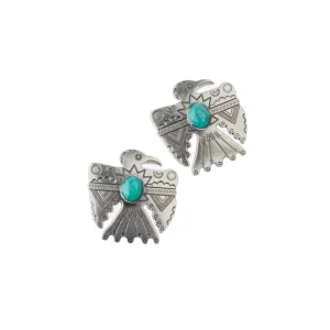 Schulz Equine 2 Pack 1.5in Silver Thunderbird Screwback Conchos