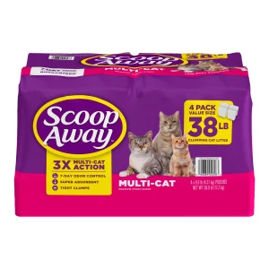 Scoop Away Multi-Cat Clumping Cat Litter - Meadow Fresh Scent, Clumping