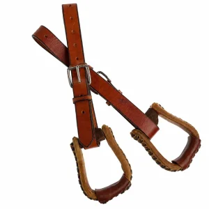 Scott Thomas Custom Saddles Kids Rawhide EZ Stirrups