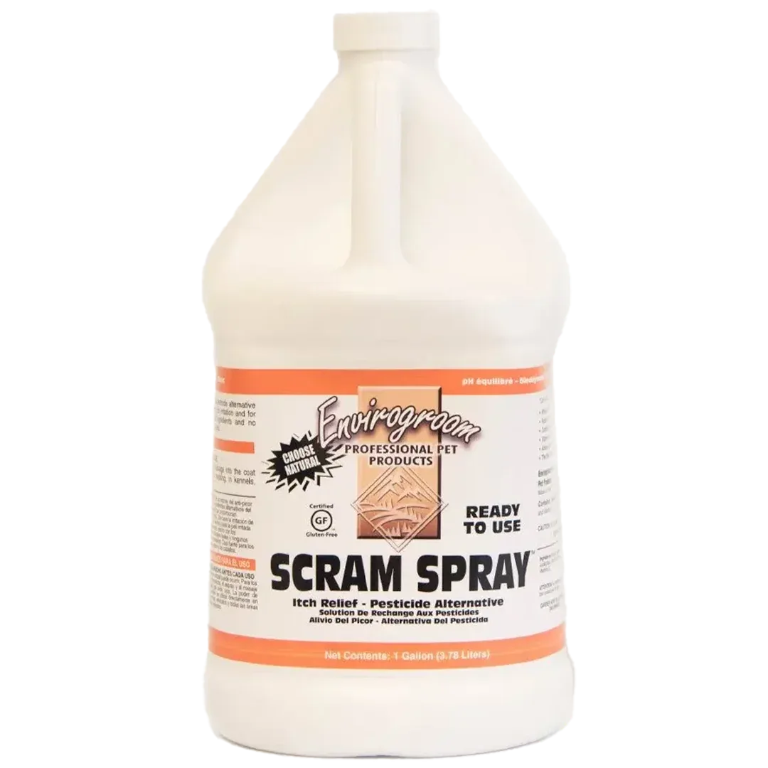 Scram Anti-Itch Pesticide Alternative Spray 1 Gallon by Envirogroom