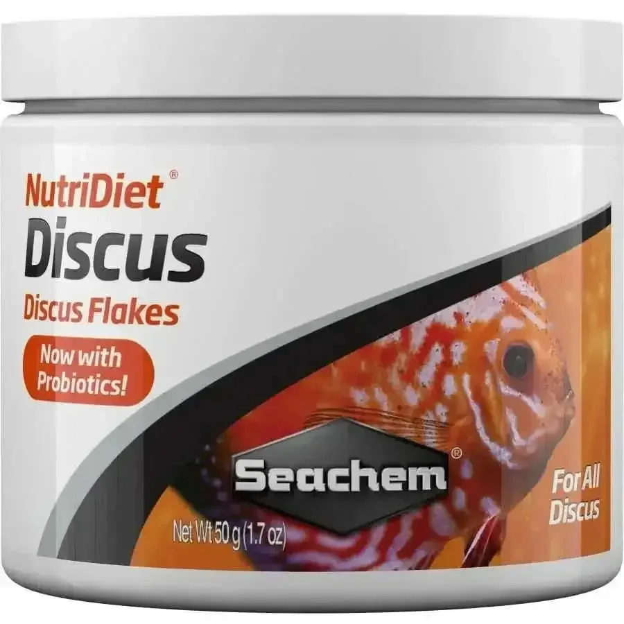 Seachem Laboratories NutriDiet Discus Flakes Fish Food