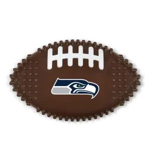 Seattle Seahawks Hard Nylon Football Dog Chew Toy