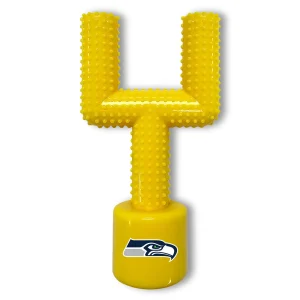 Seattle Seahawks Hard Nylon Football Goal Post Dog Chew Toy