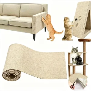 Self-Adhesive Cat Scratching Mat – 30 × 100cm, Cut to Size