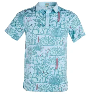 Sendero Provisions Co Men's Big Bend Blue Polo