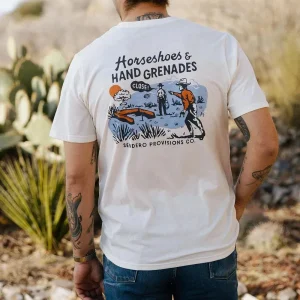 Sendero Provisions Co Men's Close Vintage White Tee