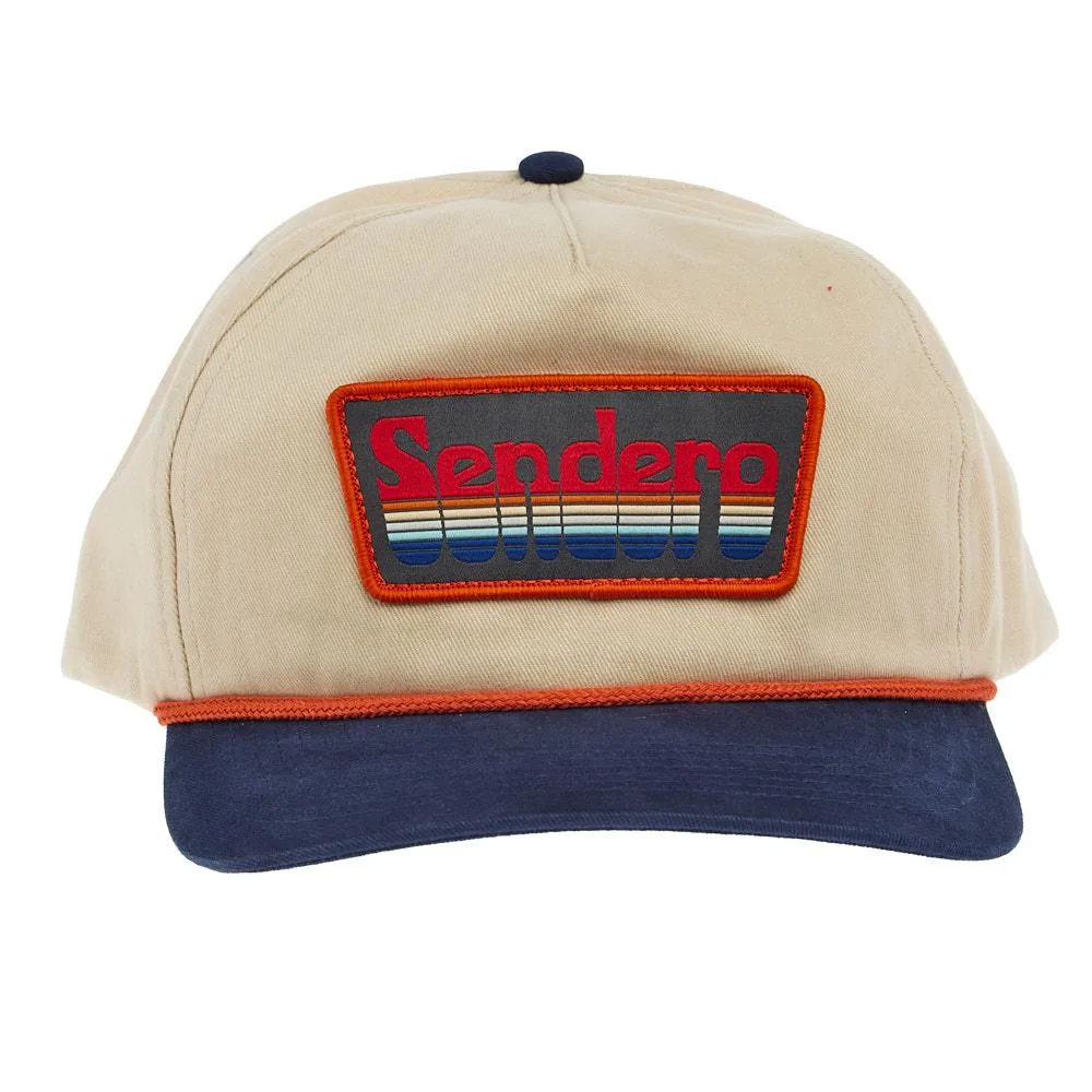 Sendero Provisions Co Men's Cream & Navy Retro Logo Cap