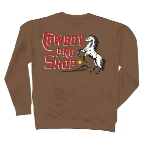 Sendero Provisions Co Men's Light Brown wboy Pro Shop Sweatshirt