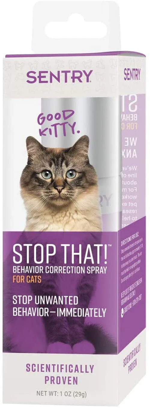 SENTRY Stop That Behavior Correction Cat Spray 1ea/1 fl oz