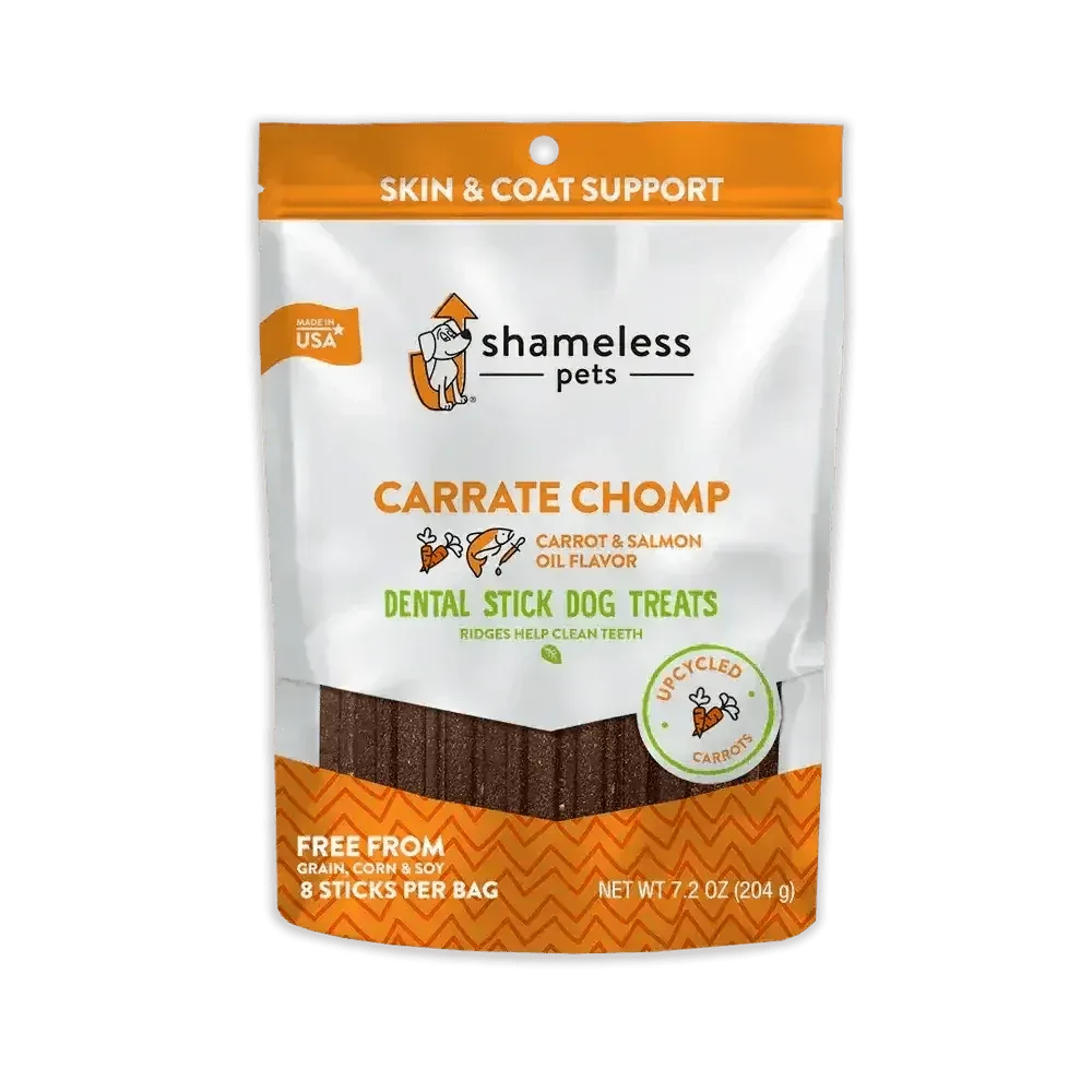 Shameless Pets Carrate Chomp Dental Sticks Dog Treats