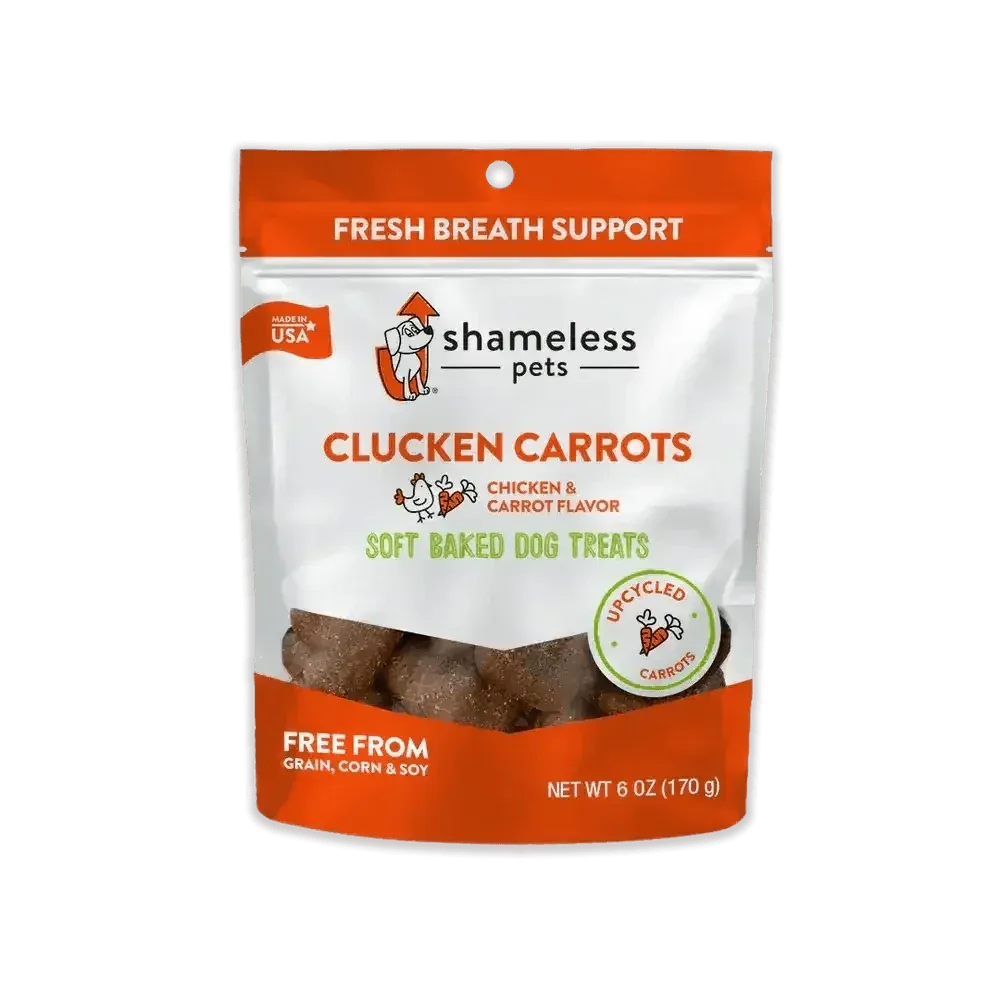 Shameless Pets Clucken Carrots Soft Baked Dog Treats