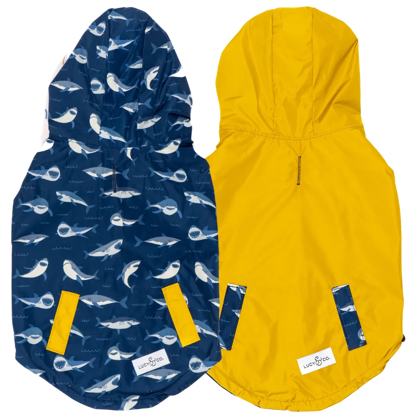 Shark Attack Reversible Raincoat