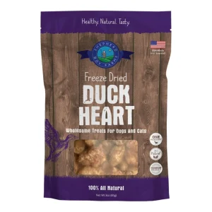 Shepherd Boy Farms Dog & Cat Freeze-Dried Duck Heart, 3 oz