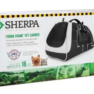 Sherpa Forma Frame Airline Approved Pet Carrier Black Medium