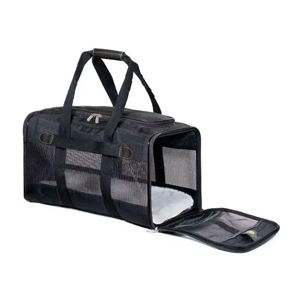Sherpa™ Original Deluxe™ Soft Carrier Bag For Dog Large 19 X 11.75 X 11.5 Inch Black Color