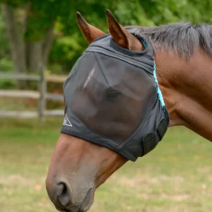Shires FlyGuard Pro Fine Mesh Fly Mask with Ear Holes
