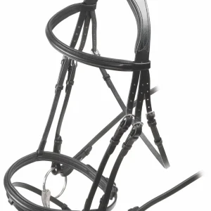 Shires Velociti Rapida Padded Raised Flash Bridle