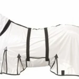 Showman® White Lightweight Mesh Fly Sheet with Neck Cover