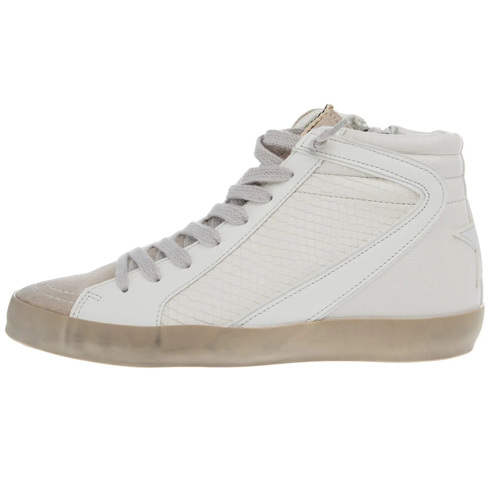 Shu Shop Rooney Kids Off White Snake High Top Sneaker - Image 2