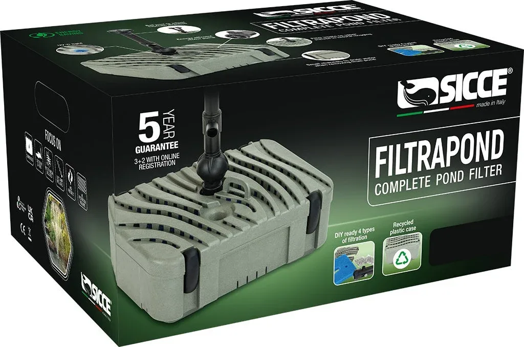 Sicce Filtrapond Complete Pond Filter 1ea/400 Gph