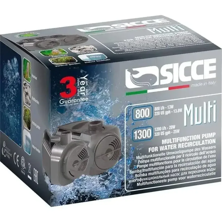 Sicce MULTI 1300 Pump - 320 GPH 1ea