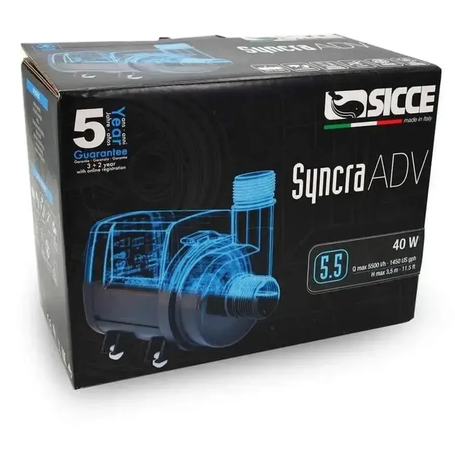 Sicce SYNCRA ADV 5.5 Return Pump - 1450 GPH 1ea