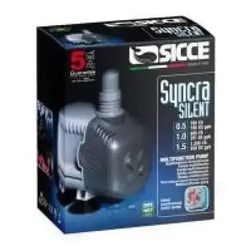 Sicce Syncra Silent 1.5 Aquarium Pump - Quiet & Reliable 357 GPH
