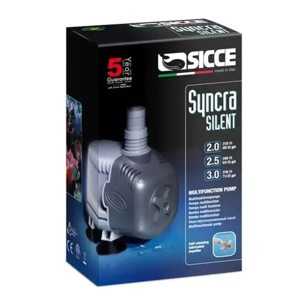 Sicce SYNCRA SILENT 2.0 Pump - 568 GPH High Performance Water Pump