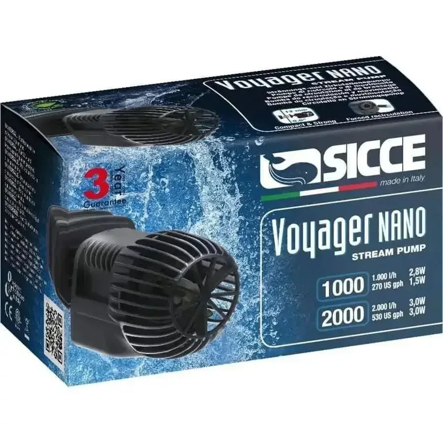 Sicce VOYAGER NANO Stream Pump - Submersible Sump Pump