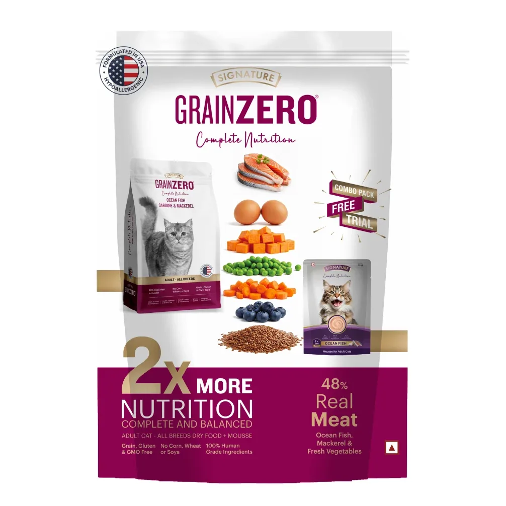 Signature Grain Zero 2X Nutrition Adult Cat Food