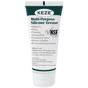 Silicone Grease Waterproof Food Grade Silicone Sealant, 1 oz.