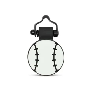 SiliDog The Silent Dog Tag Personalized Silicone Baseball Dog & Cat ID Tag