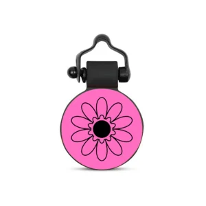 SiliDog The Silent Dog Tag Personalized Silicone Flower Dog & Cat ID Tag
