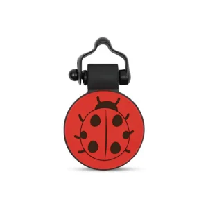 SiliDog The Silent Dog Tag Personalized Silicone Ladybug Dog & Cat ID Tag