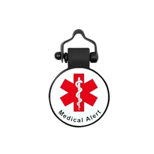 SiliDog The Silent Dog Tag Personalized Silicone Medical Alert Dog & Cat ID Tag