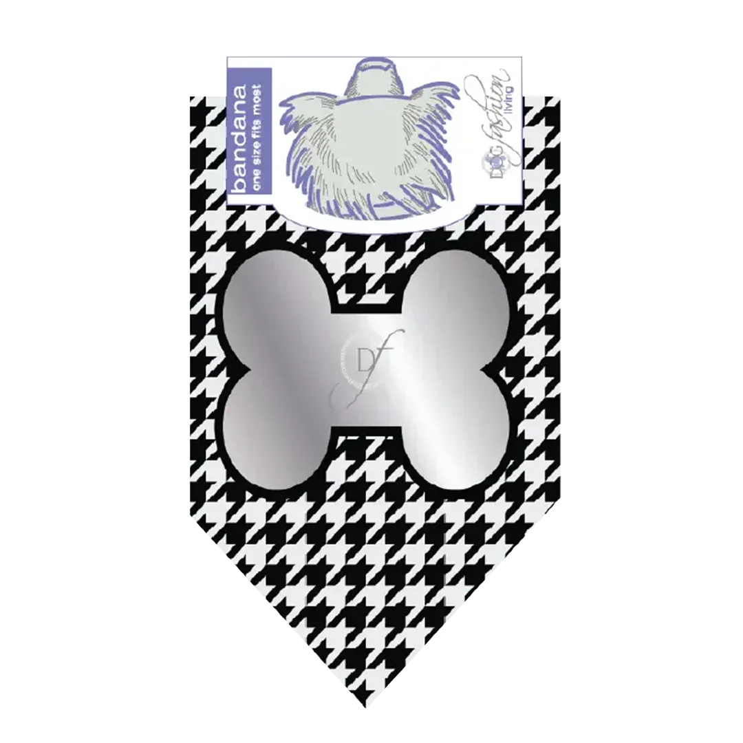 Silver Bone Classy Dog Bandana by Dog Fashion Living - Image 2