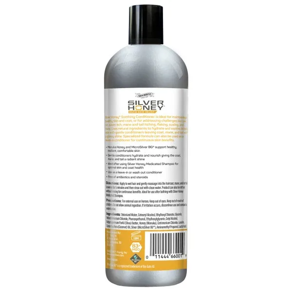 Silver Honey Rapid Skin Relief Soothing Conditioner 16oz - Image 2