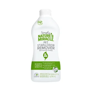 Simply Nature's Miracle® Pet Stain & Odor Remover W/ Pplant-Derived & Bio-Enzymtic Formula- 32 Oz
