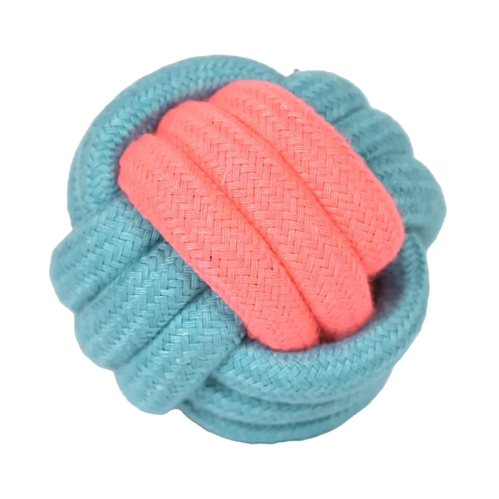 Skatrs Ball, Bone Shaped and Knotted Ball with Handel 3 in 1 Combo Rope Chew Toy for Dogs and Cats - Image 2