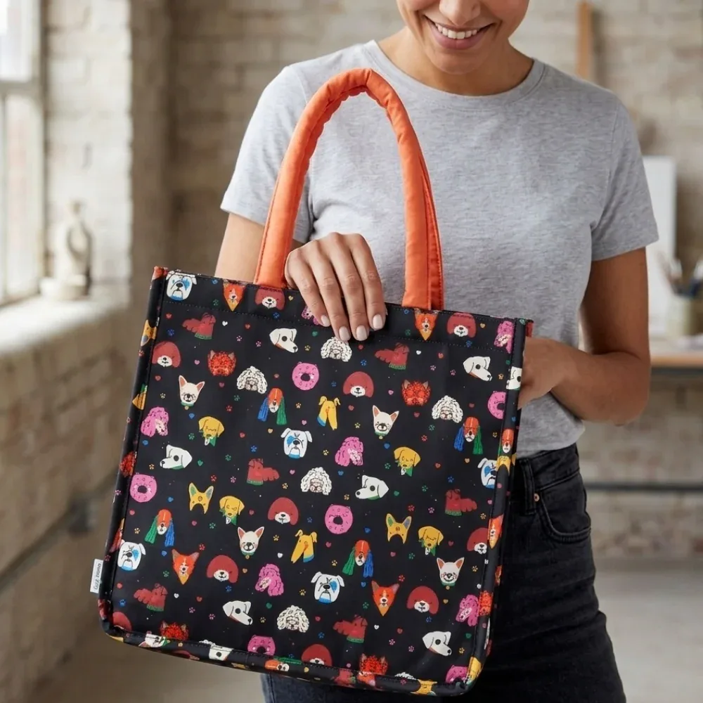Skatrs Dog Themed Tote Bag - Image 2
