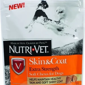 Skin And Coat Soft Chews For Dogs Fish 45 Pk