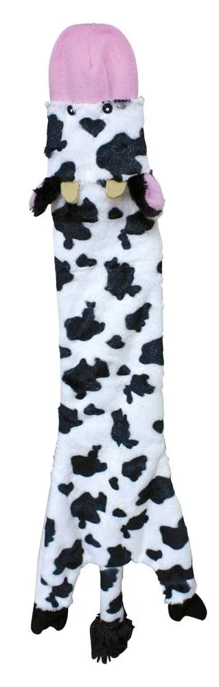 Skinneeez Crinkler Dog Toy Cow, 23 in