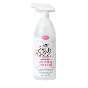 Skout's Honor® Advanced Severe Mess Stain & Odor Eliminator for Cats, Plant-Powered Deodorizer
