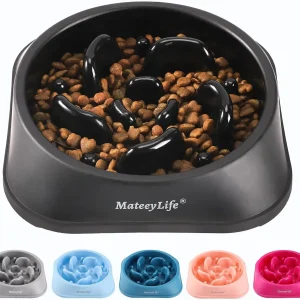 Slow Feed Dog Bowl | Interactive Puzzle Feeder Anti-Gulp