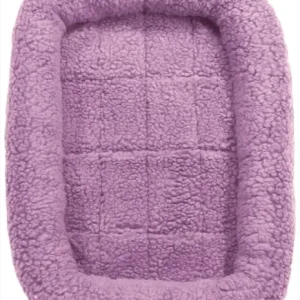 Slumber Pet Sherpa Crate Bed XS Purple