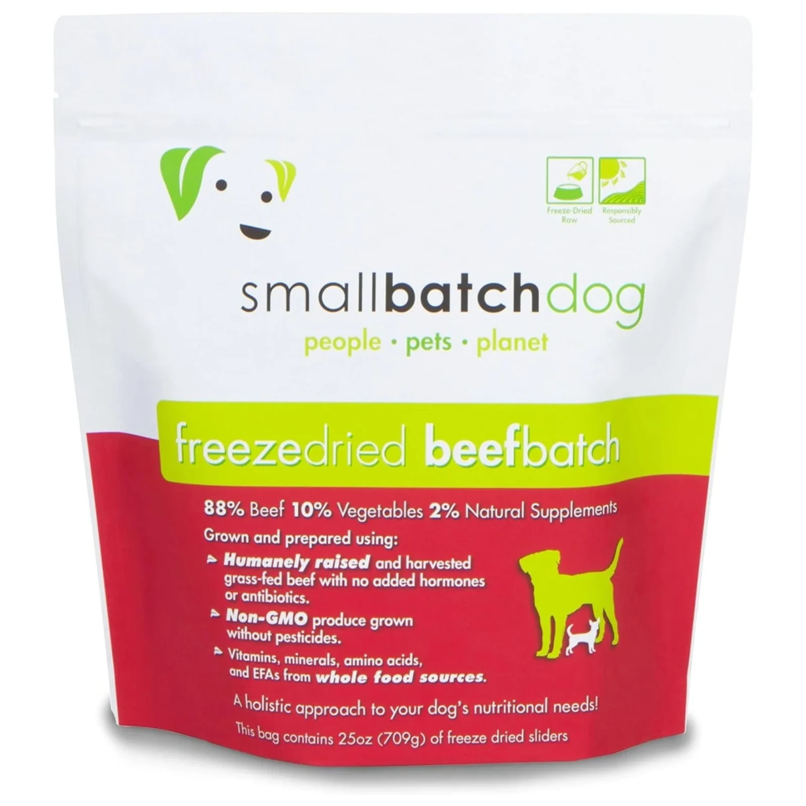 Small Batch Freeze Dried Beef Sliders, 25oz