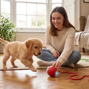 Smart Automatic Rolling Dog Ball Toy | Interactive