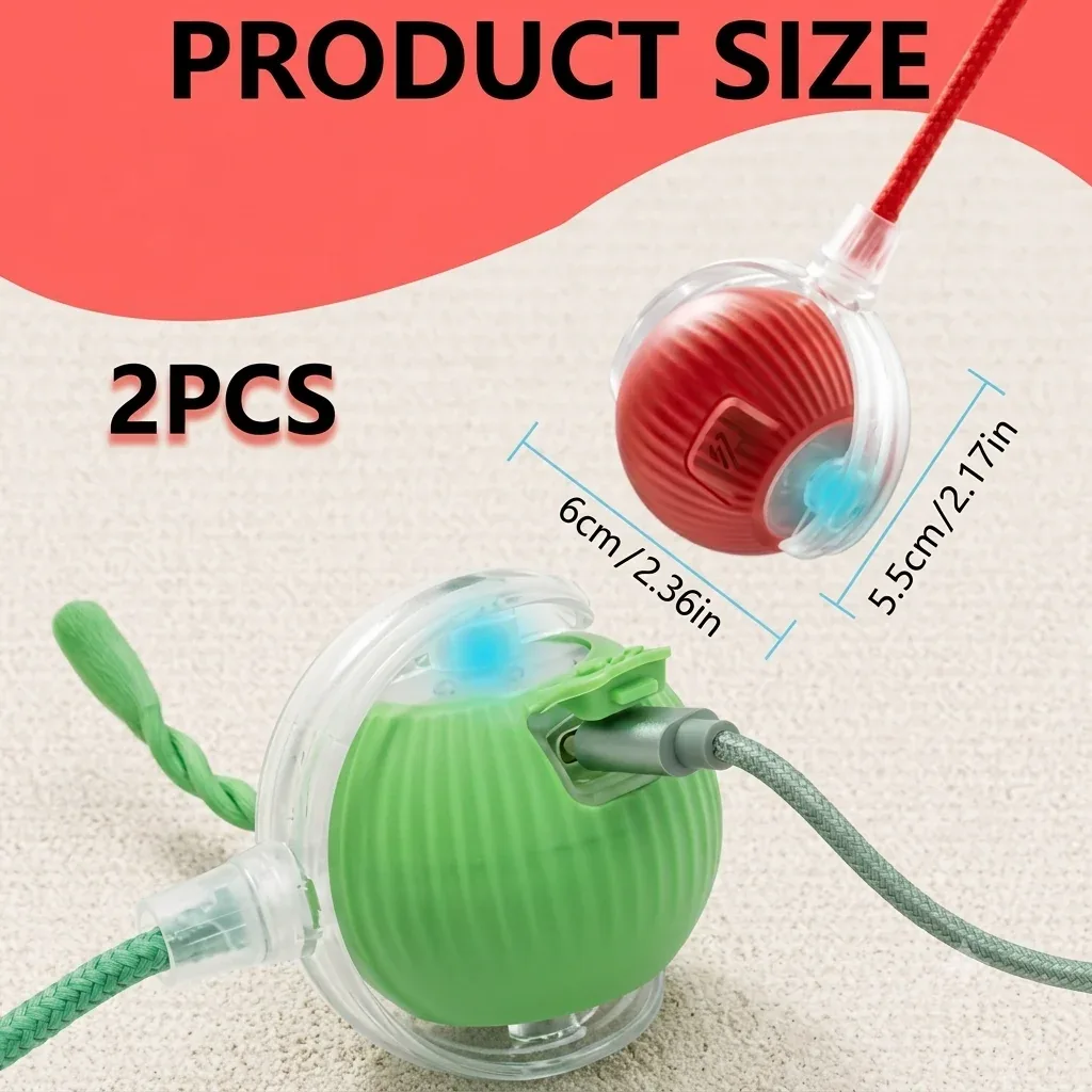 Smart Automatic Rolling Dog Ball Toy | Interactive - Image 2