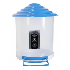 Smart Bird Feeder With Solar Powered Camera 1080P HD AI Identify PIR Motion Auto Capture Video Cloud Card
