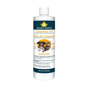 Smart Earth Camelina Omega 3 Oil for Dogs and Cats 16oz
